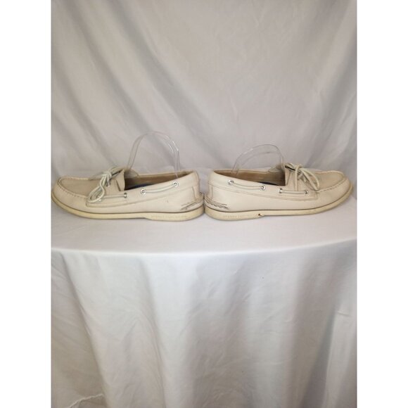 Sperry Top Sider Off White Men's Boat Shoes Size 10.5 - Picture 6 of 8